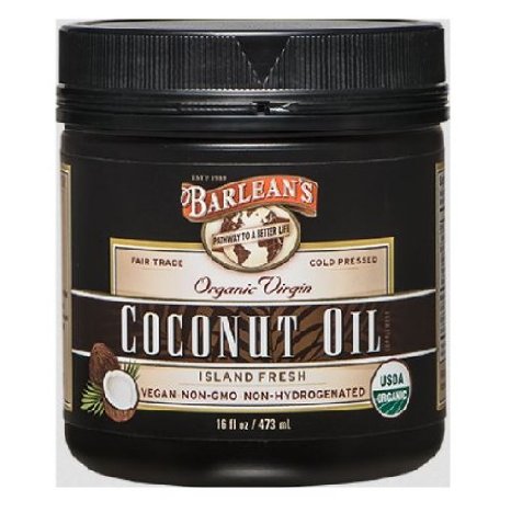 Barleans Organic Virgin Coconut Oil 16-Ounce Jar
