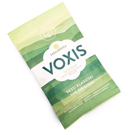 SAGAMEDICA | VOXIS | Natural Herbal Lozenge | Cough Suppressant | Soothing Throat Drops | Provides Hay Fever Relief | Original Flavor