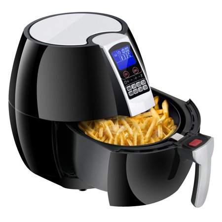 Zeny Electric Air Fryer Digital LCD Display W/ 8 Cooking Presets, Temperature Timer Control