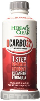 BNG Herbal Clean Qcarbo32 with Eliminex Plus Tropical 32 Fluid Ounce