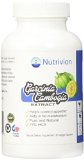 Nutrivion Garcinia Cambogia Extract 75 HCA All Pure and Natural Appetite Suppressant
