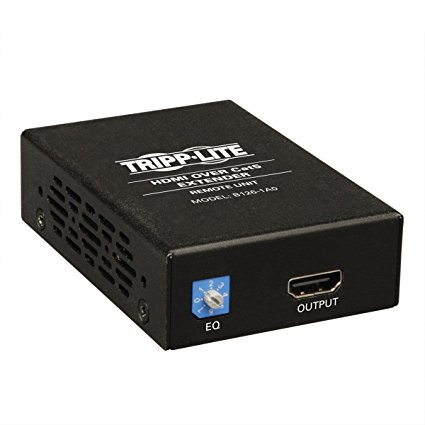 Tripp Lite HDMI Over Cat5 / Cat6 Extender, Extended Range Receiver for Video and Audio 1920x1200 1080p at 60Hz(B126-1A0)