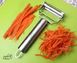 1 Rated By Ember Living 9733 Julienne Peeler 9733 with Cook Book Beautiful Multi-use Peeler Is Both Easy to Clean and Works on Fruits and Vegetables Makes All Sorts of New Dishes in Adition to Peeling Veggies In Fact Scroll Do See a Full Review By Alegre Ramos with Ember Living