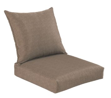 Bossima Indoor/Outdoor Coffee Deep Seat Chair Cushion Set.Spring/Summer Seasonal Replacement Cushions.