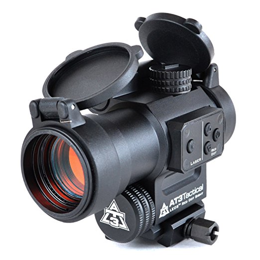 AT3 LEOS Red Dot Sight with Integrated Laser & Riser