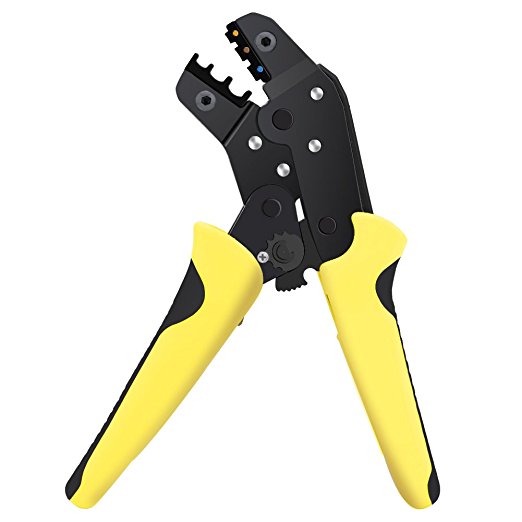 HURRISE Professional Multifunction Wire Strippers Ratcheting Effort-Saving Cable Crimper Automatic Plier Terminal Tool