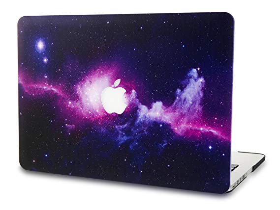 KECC MacBook Air 13 Inch Case Plastic Hard Shell Cover A1466/A1369 (Purple)