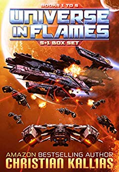 Universe in Flames - Box Set (Books 1 - 5   bonus Novella): (Earth Last Sanctuary - Ryonna's Wrath - Fury to the Stars - Destination Oblivion - The Beginning of the End - Rise of the Ultra Fury)