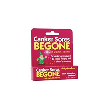 Canker Sores Begone Stick - Canker Sore Treatment - Display Center of 12 Units - 0.15 oz each