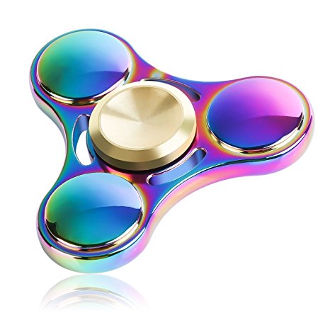 Tri Spinner Hand Toy for Fidget,Second Generation Upgrade Twiddle Spinner of Finger with Imported Ball Bearing,3  mins Stable Rotation Gadget Spinner for EDC,ADD,ADHD,Anxiety,and Autism