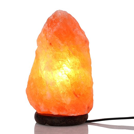 5-7Lbs Pink Himalayan Salt Lamp Set one sale - Hand Carved Natural Air Purifiers Crystal Nightlights With Dimmer Switch UL-Listed 6ft Cord by Oumai