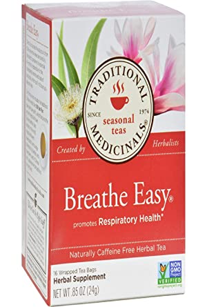 Traditional Medicinals Tea Breathe Easy, 16 ct