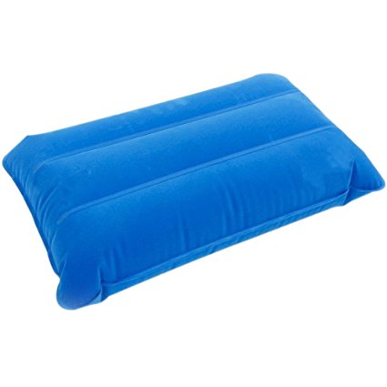 Camping Portable Inflatable Pillow Travel Pillow Outdoor Foldable Camping Pillow (Blue)