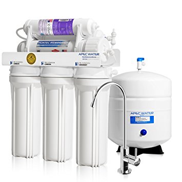 APEC Top Tier Supreme Certified Alkaline Mineral pH  High Flow 90 GPD 6-Stage Ultra Safe Reverse Osmosis Drinking Water Filter System (ULTIMATE RO-PH90)