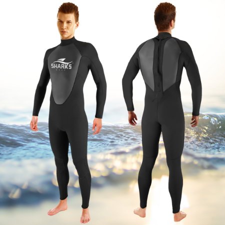Sharks Wear High Quality 3/2mm Diving Wetsuit For Men