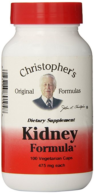 Dr. Christopher's Original Formulas Kidney Formula Capsules, 475 mg, 100 Count (Pack of 2)