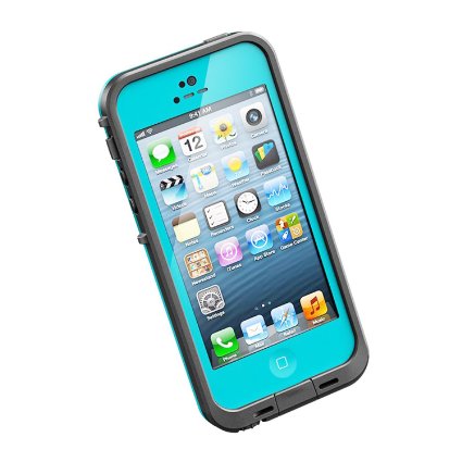 EVERMARKET(TM) Waterproof Shockproof Dirtproof Snowproof Protection Case Cover for Apple iPhone 5 5S - Light Blue