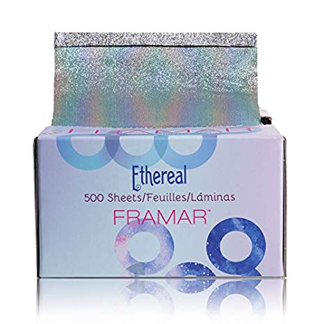 Framar Ethereal Pop Up Hair Foil, Aluminum Foil Sheets, Hair Foils For Highlighting - 500 Foil Sheets