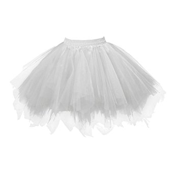 Topdress Women's 1950s Vintage Tutu Petticoat Ballet Bubble Skirt (26 Colors)