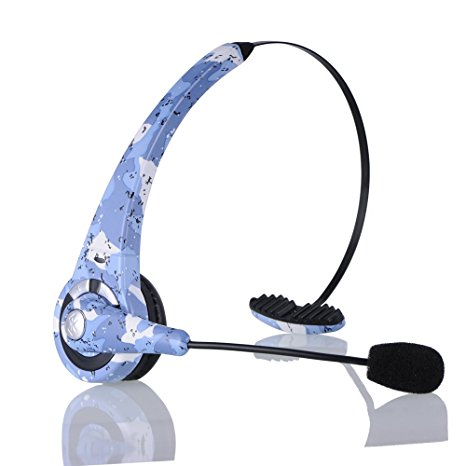 kiwitatá Camouflage Wireless Bluetooth Headset Headphone For Sony Playstation 3 PS3 Gaming Headset With Mic Microphone