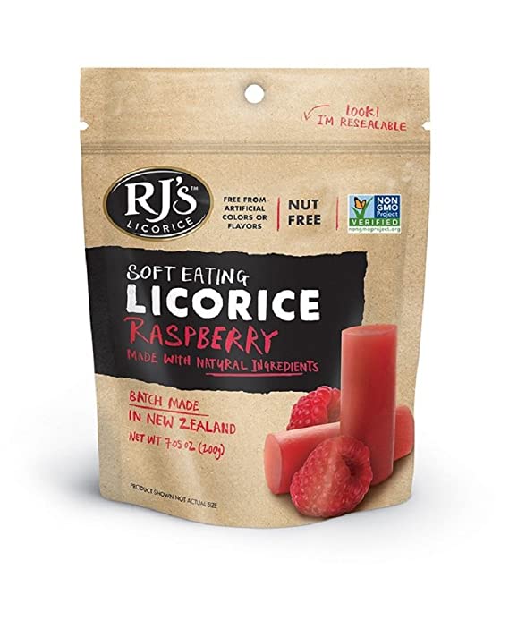 RJ's Soft Eating Raspberry Licorice, 7.05 Ounce