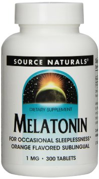 Source Naturals Melatonin 1mg Orange 300 Tablets