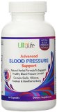 UltaLifes 1 BEST Advanced Blood Pressure Supplements are the BEST HIGH BLOOD PRESSURE PILLS to Lower Blood Pressure Naturally Without Side Effects 9733 Proprietary Formula with Niacin Hawthorn Berry Forskolin Uva Ursi Olive Leaf Garlic Vitamin B-12 and Vitamin C Supports Weight Loss Stress Relief and Lowering High Blood Pressure 9733 Made in the USA 9733 BUY 2 and Get FREE Shipping 9733 Satisfaction Guaranteed or Your Money Back