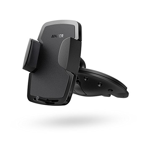 Anker CD Slot Car Mount, Phone Holder for iPhone 6 / 6s, iPhone 6 Plus / 6s Plus, Samsung S6 / S6 edge / S6 edge , Samsung S7 / S7 edge, Samsung Note 5, LG G5, Nexus 5X / 6 / 6P, Moto, HTC, Sony, Nokia and Other Smartphones (Black)