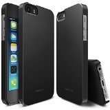 iPhone 5S  5 Case Ringke SLIM iPhone 5S Case Free HD FilmBetter GripSF BLACK Premium Dual Coated Hard Case Cover for Apple iPhone 5  5S -ECO Package