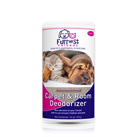 Carpet and Room Deodorizer – Environmentally Friendly – Non-Abrasive – 14oz by Furriest Friends