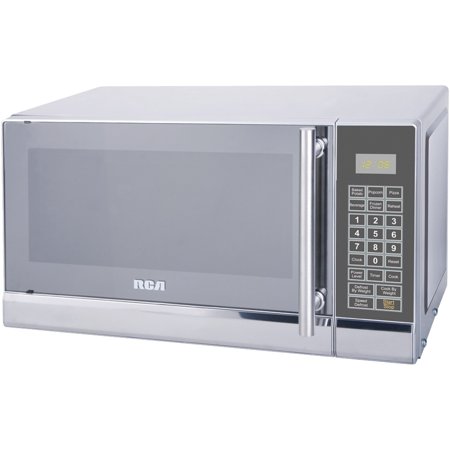 RCA 700 Watts 0.7 Cu. Ft. Stainless Microwave RMW741 Stainless Steel
