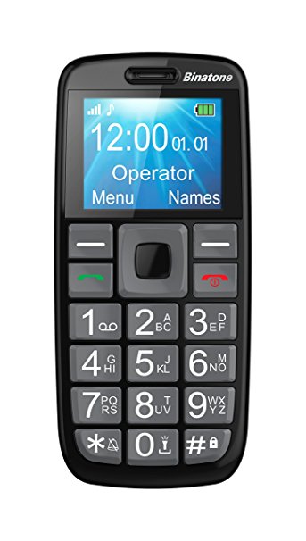 Binatone M312 Big Button GSM Mobile Phone - Black