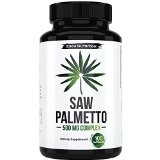 Saw Palmetto Capsules For Prostate Health - Extract and Berry Powder Complex To Reduce Frequent Urination - DHT Blocker To Fight Hair Loss - 500mg Natural Supplement - 100 Money-Back Guarantee