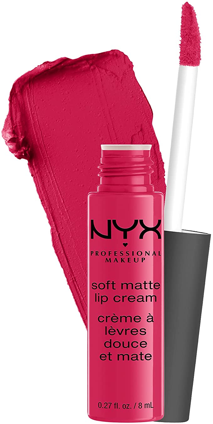 NYX Professional Makeup Soft Matte Lip Cream, Creamy and Matte Finish, Highly Pigmented Colour, Long Lasting, Vegan Formula, Shade: Antwerp