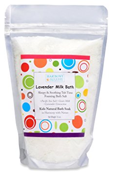 Best Lavender Milk Bath - Best Kids Bath Salt - Sleepy & Soothing Tub Time Foaming Bath Salt Soak - All Natural