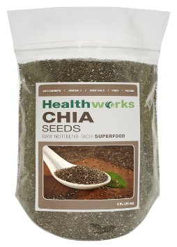 Healthworks Pesticide and Chemical-Free Chia Seeds 32 Ounce