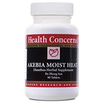 Health Concerns - Akebia Moist Heat - Dianthus Herbal Supplement Ba Zheng San - 90 Tablets