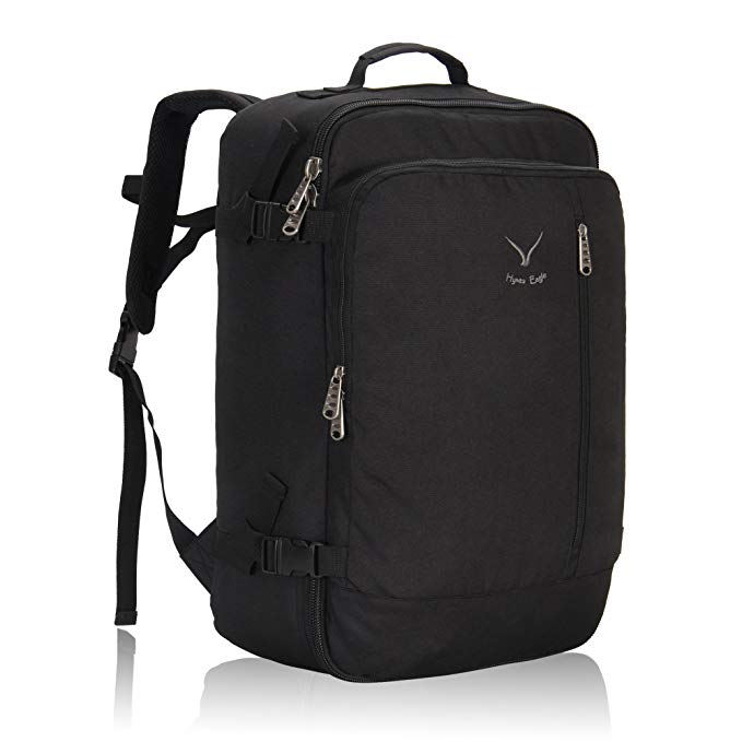 Veevan Flight Approved 38 Litre Weekend Backpack (Deep Black)