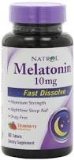 Natrol Melatonin Fast Dissolve Tablets Citrus Punch 10mg 60 count