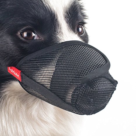 Dog Muzzles Anti Licking Anti-bitting Anti-barking Long Nasal Mesh Mask Mouth Cover for Postoperative Surgical wound