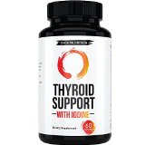 Thyroid Support Complex With Iodine to Improve Energy and Help Lose Weight - Natural Supplement to Improve Concentration Increase Metabolism and Reduce Brain Fog - Full Months Supply - Feel-Like-Your-Old-Self-Again Guarantee