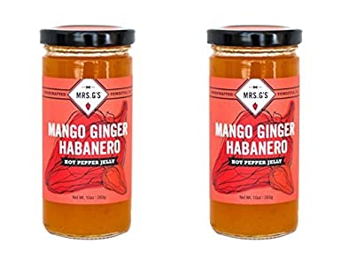 Mrs. G's Hot Pepper Jelly 2-Pack: Mango Ginger Habanero