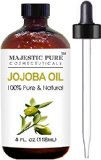 Majestic Pure Jojoba Oil for Hair and Skin 4 fl oz