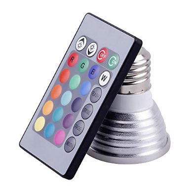 Premier LED Light Bulb Color-changing 140 Lumens RGB Magic Light w Remote Control