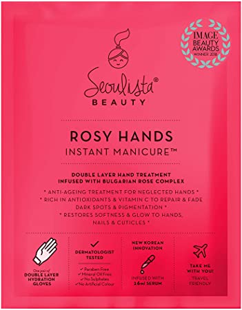 Seoulista Beauty® - Rosy Hands Instant Manicure™ - Hand Mask