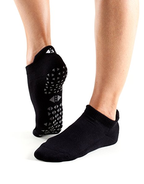 Tavi Noir Savvy Organic Knit Low Rise, No Show Grip Sock for Everyday Wear, Barre, Yoga, Pilates, Dance and Fashion
