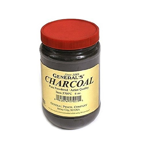 6 Oz Powdered Charcoal Jar