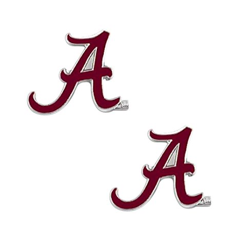 Alabama Crimson Tide Post Stud Logo Earring Set Ncaa Charm
