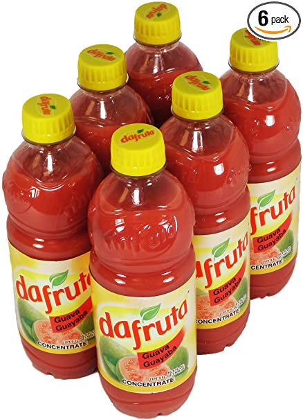 Dafruta Guava Liquid Concentrate- 16.9 FL.OZ 500ml, 6 Pack