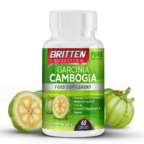 Garcinia Cambogia  Suitable For Vegetarians  Highest Rated 5 STAR  For Men and Women  Easy To Swallow Capsules  UKs Best Garcinia Cambogia  100 MONEY BACK GUARANTEE  1 MONTH SUPPLY  FREE DIET PLAN EBOOK WITH EVERY ORDER